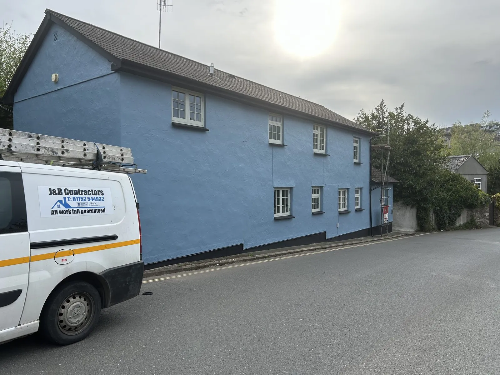 Exterior painting of a detached house in Northam