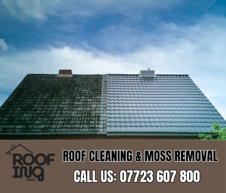 Roof cleaning and moss removal in Northam